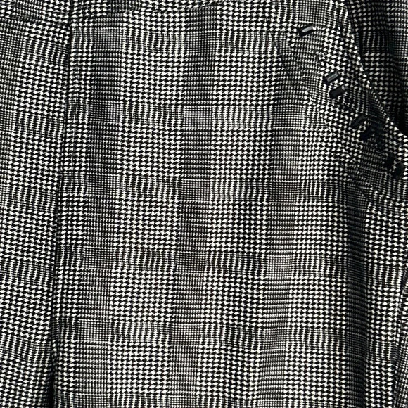 Women's XL‎ Houndstooth Stretch Leggings Fleece Lined Pull On Preppy Acadamia - Picture 3 of 14